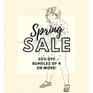 Sale sale sale! 30%off bundles of 4 or more!